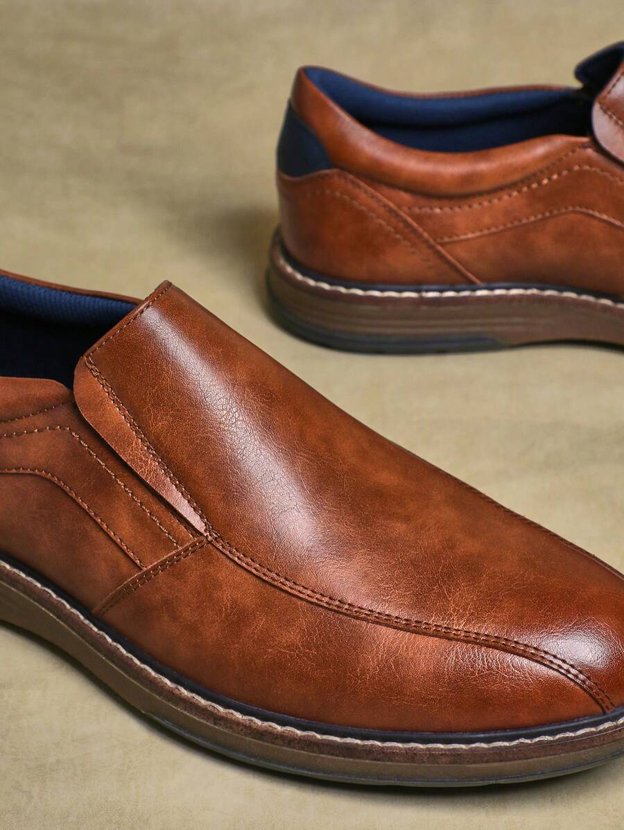 Men's Lace-Up Moc Toe Boat Shoes