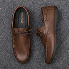 Men's Lace-Up Moc Toe Loafers