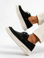 Men's Lace-Up Platform Boat Shoes