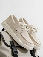 Men's Lace-Up Platform Boat Shoes