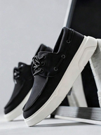Men's Lace-Up Platform Boat Shoes