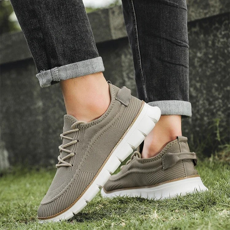 Men's Lace-Up Walking Sneakers