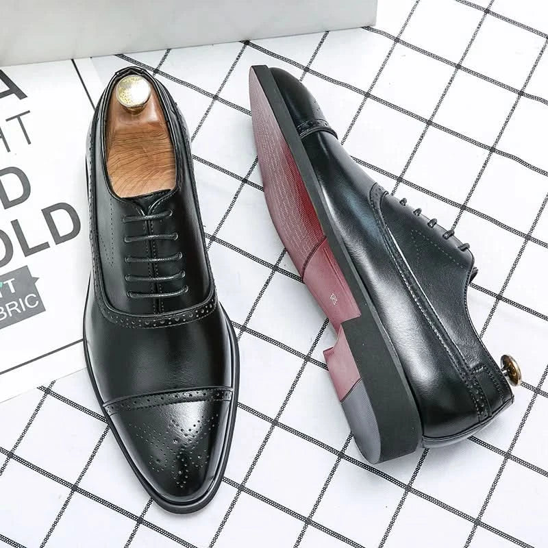 Men's Leather Brogue Oxfords