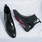 Men's Leather Cap-Toe Chelsea Boots