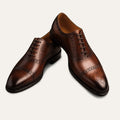 Men's Leather Cap-Toe Oxfords