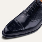 Men's Leather Cap-Toe Oxfords