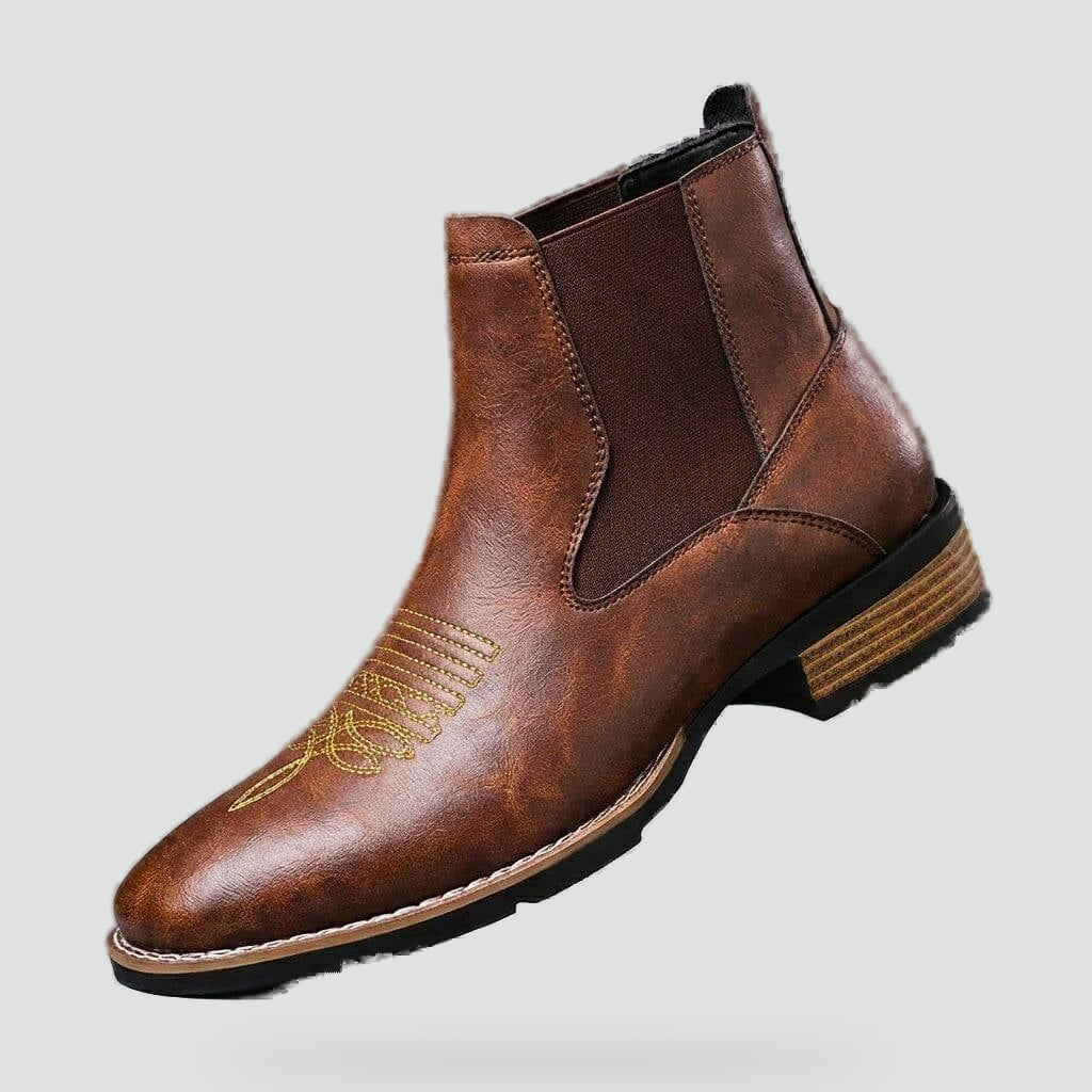 Men's Leather Chelsea Boots