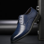 Men's Leather Derby Dress Shoes