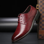 Men's Leather Derby Dress Shoes