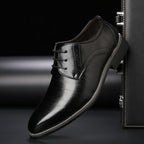 Men's Leather Derby Dress Shoes