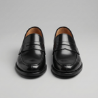 Men's Leather Look Penny Loafers