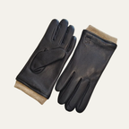 Men's Leather-Look Winter Gloves
