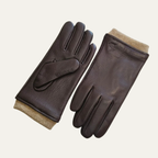 Men's Leather-Look Winter Gloves