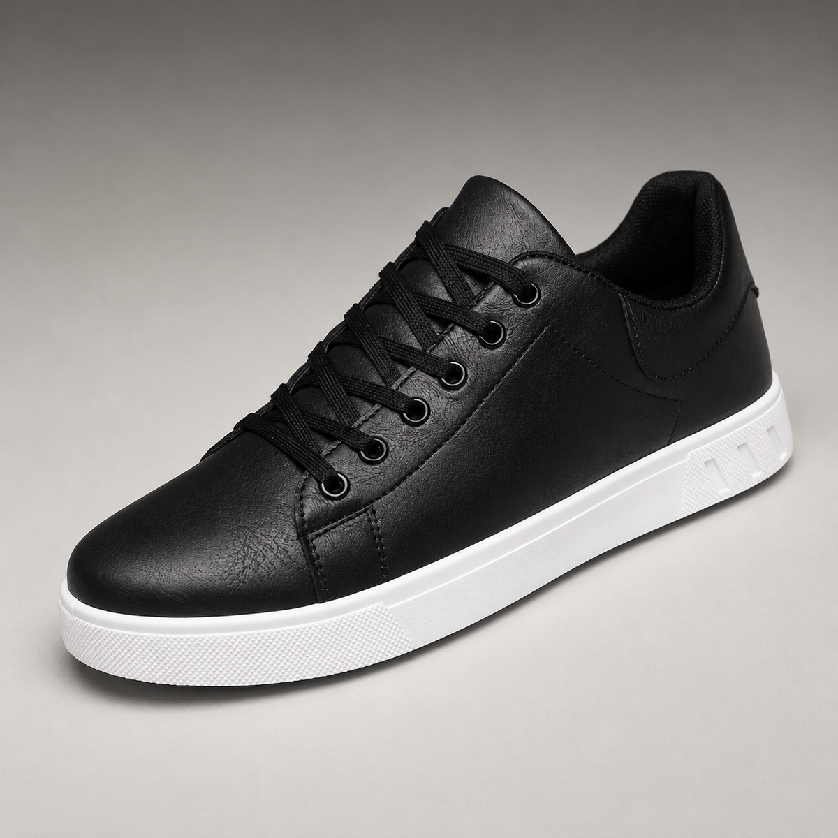 Men's Leather Low-Top Sneakers