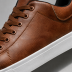 Men's Leather Low-Top Sneakers