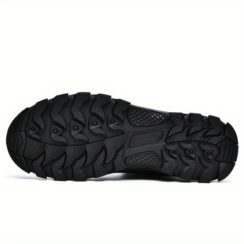 Men's Leather Lug Sole Boots