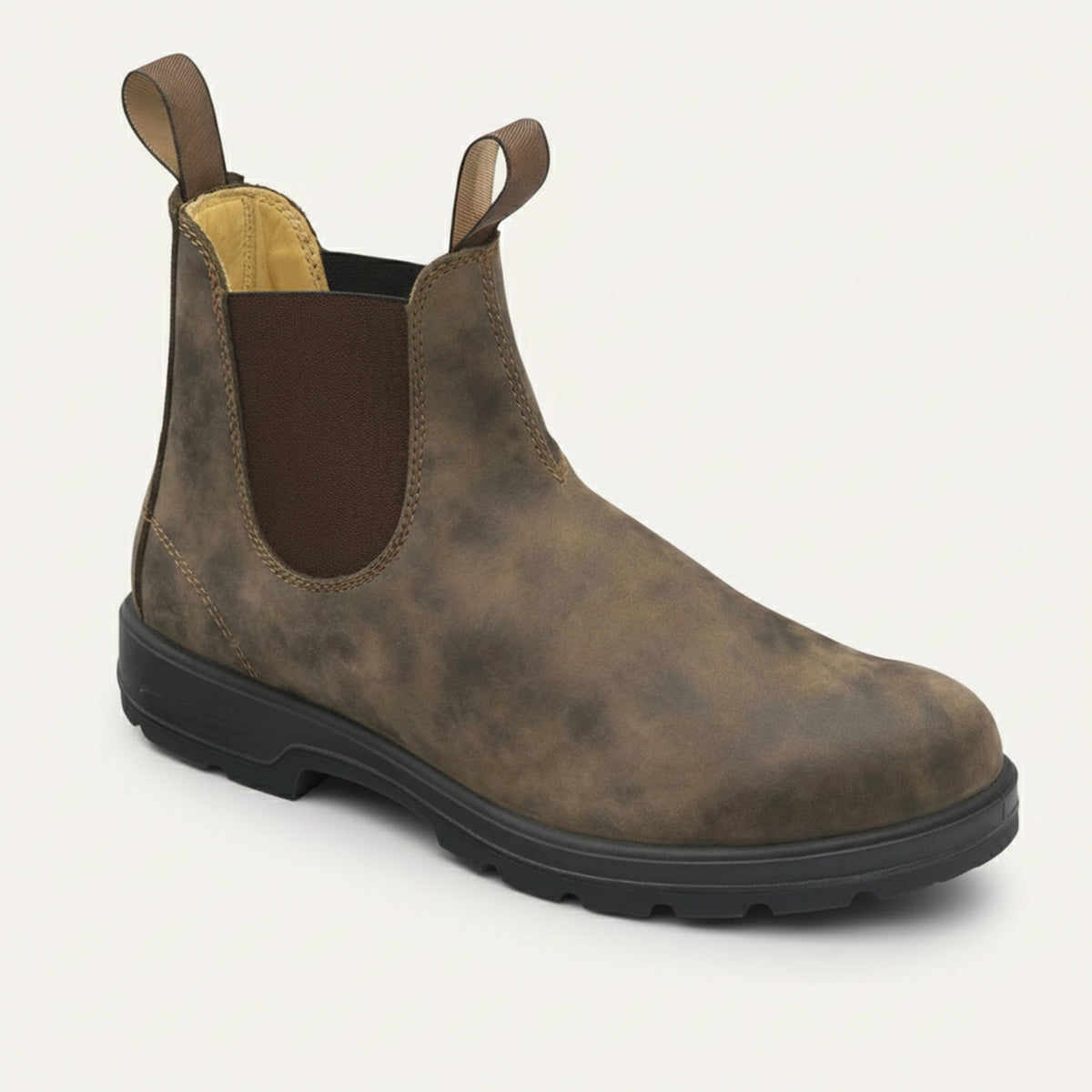 Men's Leather Lug Sole Chelsea Boots
