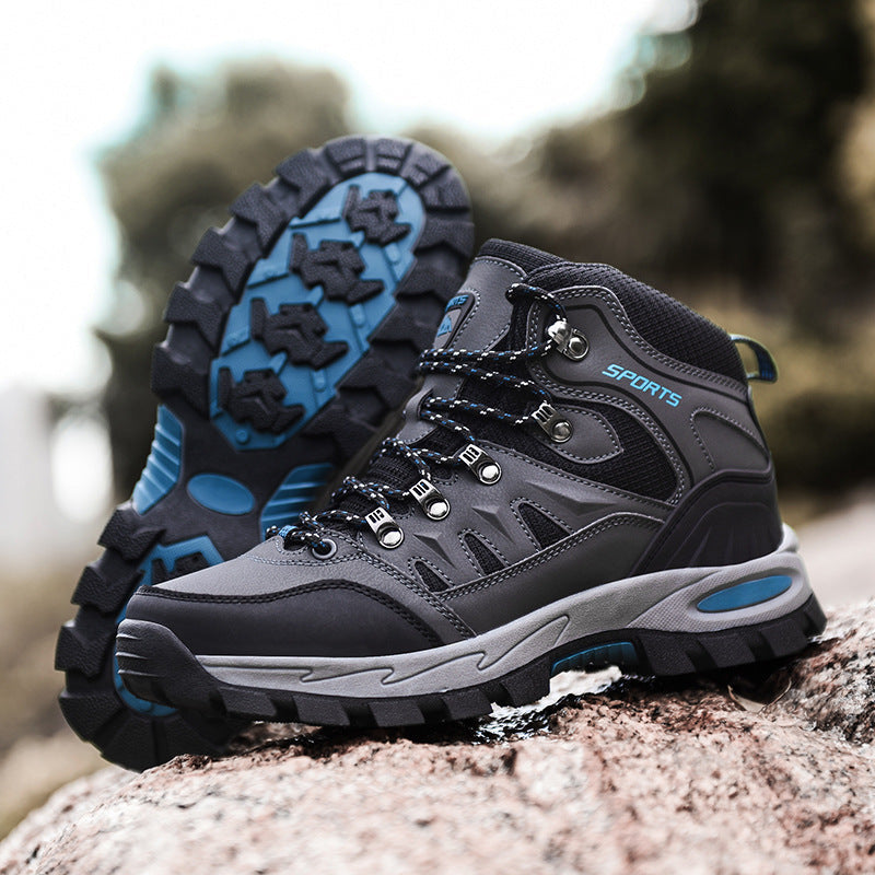 Men's Leather Lug Sole Hiking Boots