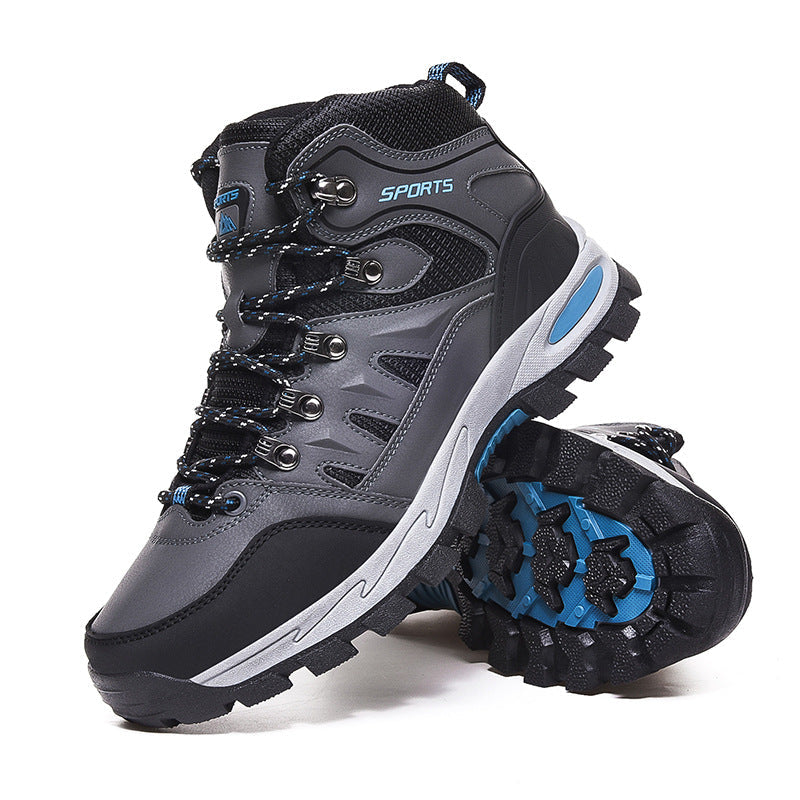 Men's Leather Lug Sole Hiking Boots