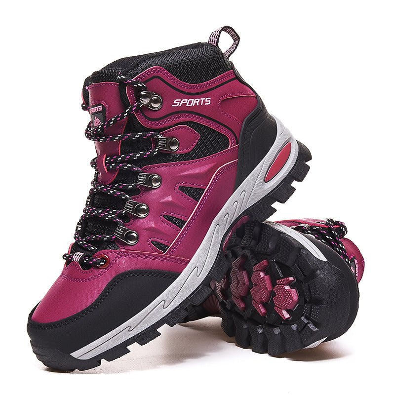 Men's Leather Lug Sole Hiking Boots