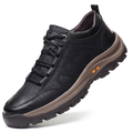 Men's Leather Lug Sole Low-Top Sneakers