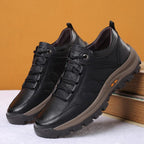 Men's Leather Lug Sole Sneakers