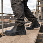 Men's Leather Pull-On Chelsea Boots