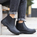 Men's Leather Pull-On Chelsea Boots