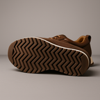 Men's Leather Thick Sole Low-Top Sneakers