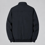 Men's Lined Jacket with Zipper Closure