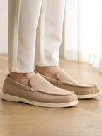 Men's Loafers with Contrasting Sole