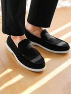 Men's Loafers with Contrasting Sole