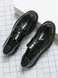 Men's Loafers with Fringed Strap