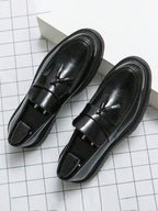 Men's Loafers with Fringed Strap