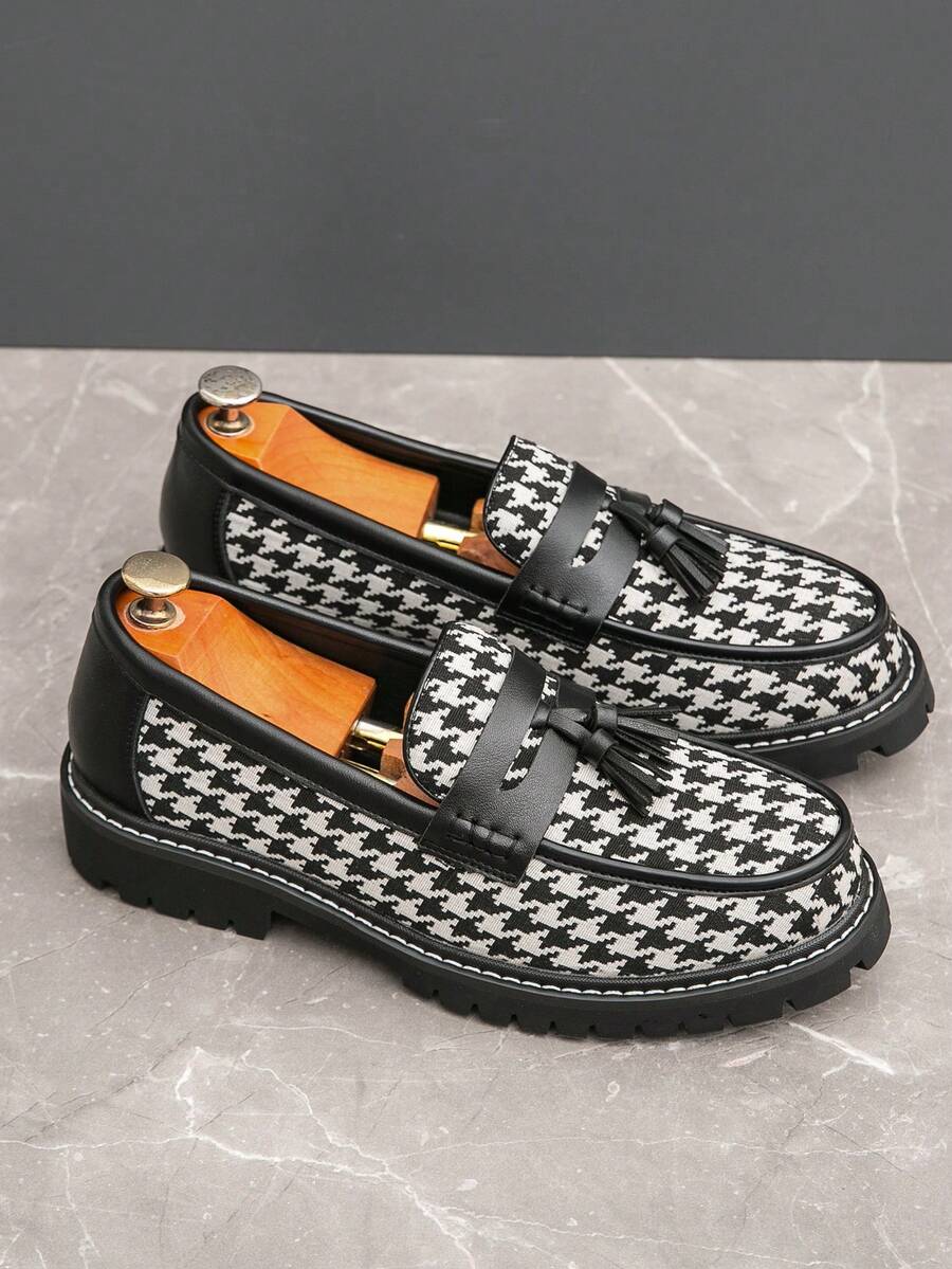 Men's Loafers with Fringed Strap