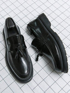 Men's Loafers with Fringed Strap
