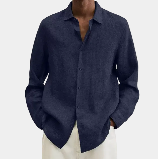 Men's Button-Up Long Sleeve Shirt