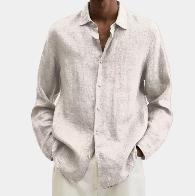 Men's Button-Up Long Sleeve Shirt