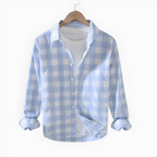 Men's Long Sleeve Checked Shirt