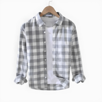 Men's Long Sleeve Checked Shirt