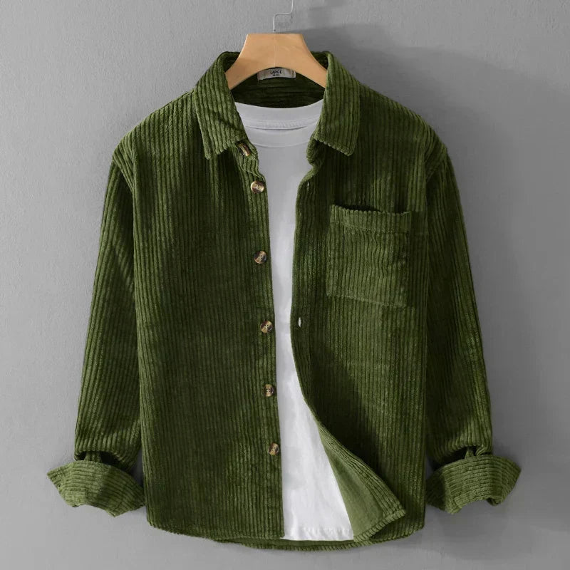 Men's Long Sleeve Chest Pocket Shirt
