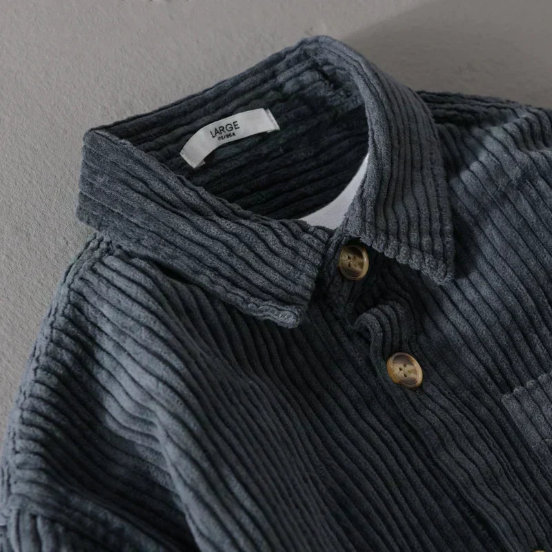 Men's Long Sleeve Chest Pocket Shirt