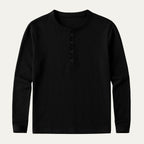 Men's Long Sleeve Henley