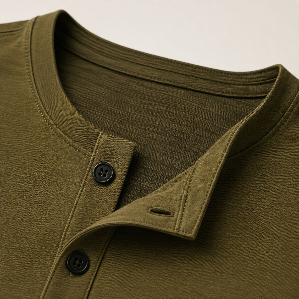 Men's Long Sleeve Henley