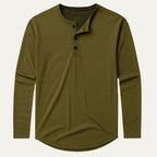 Men's Long Sleeve Henley