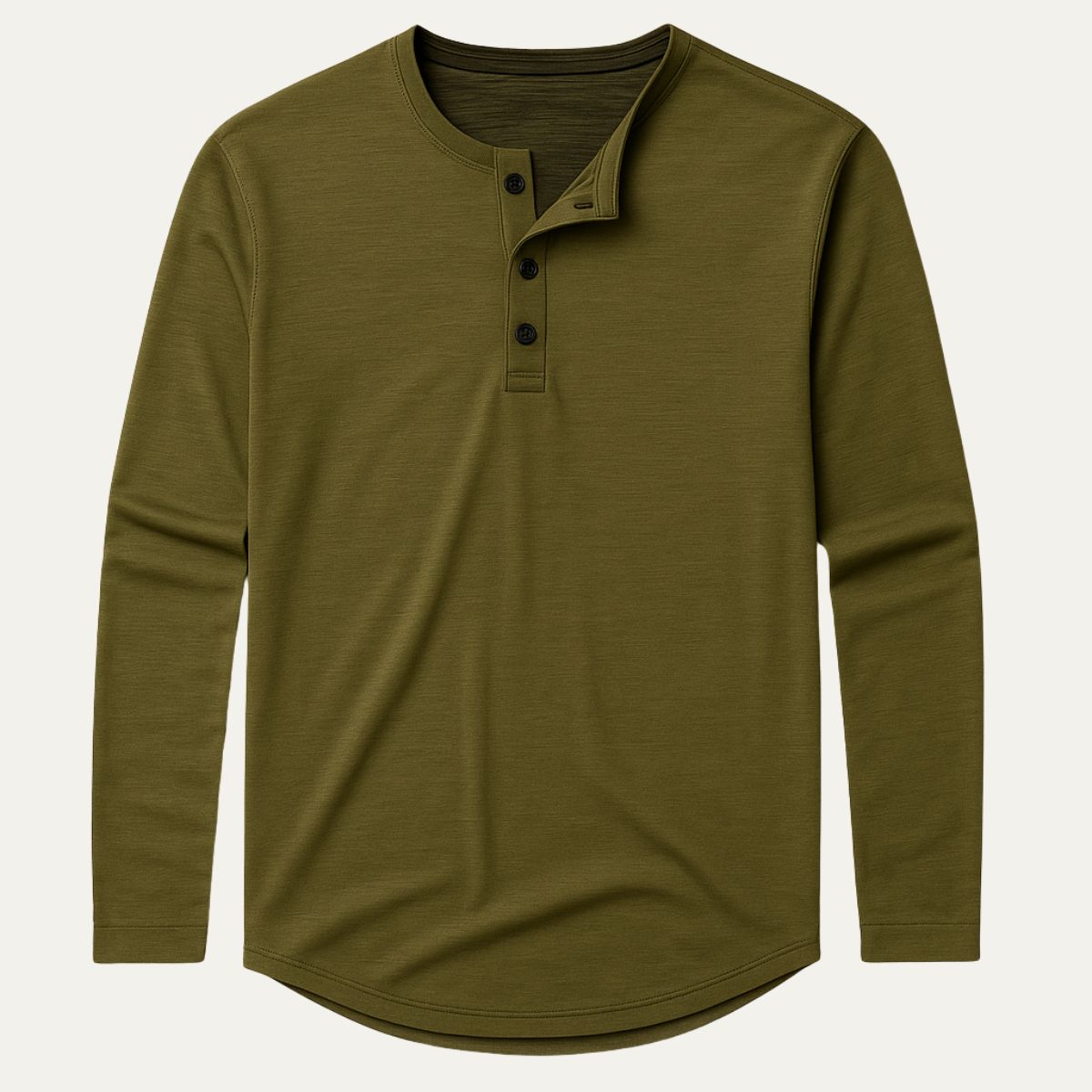 Men's Long Sleeve Henley