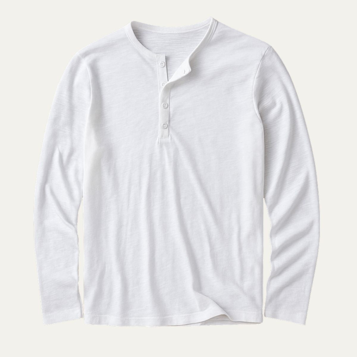 Men's Long Sleeve Henley