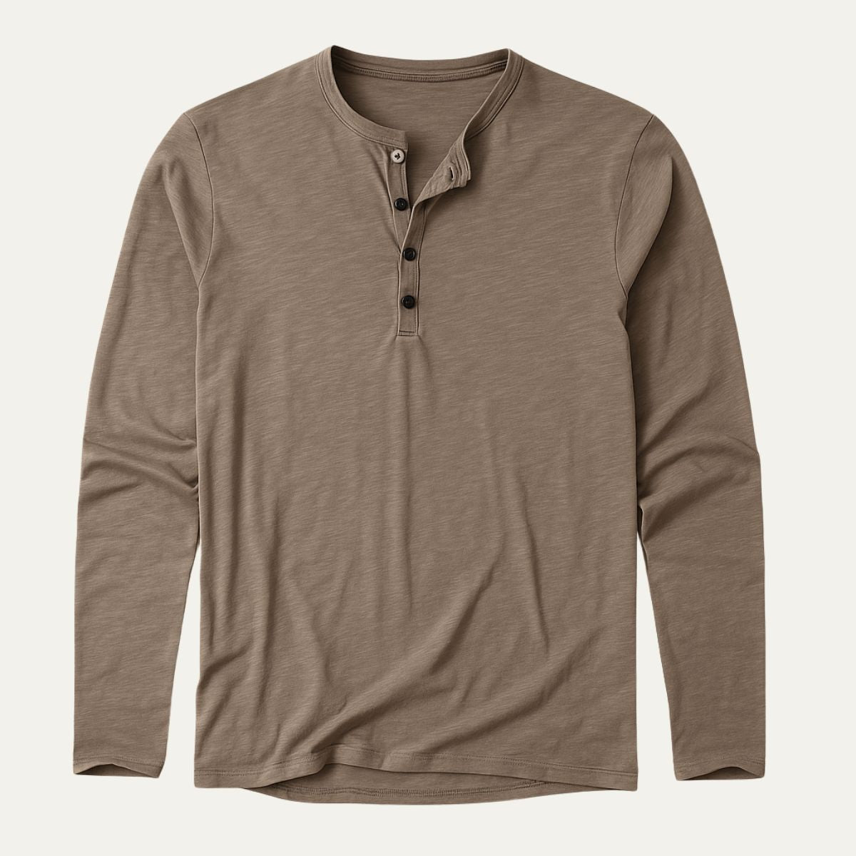 Men's Long Sleeve Henley