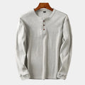 Men's Long Sleeve Henley T-Shirt