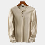 Men's Long Sleeve Henley T-Shirt